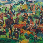 Adiyabazar.N - After training of the horse race Adiyabazar.N - After training of the horse race